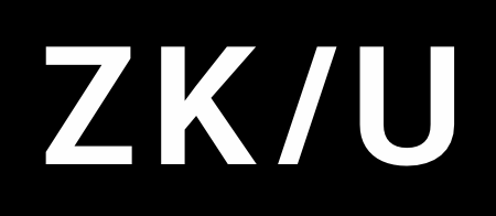 Logo ZK/U Zentrum f&uuml;r Kunst und Urbanistik